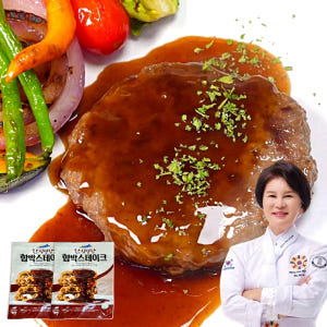 한식명장 박미란 진미 함박스테이크 28개 국내산 원육 수제 떡갈비 함박 ... 맛있게 먹은 솔직 후기 - 상품 이미지 1