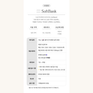 일본이심 eSIM 5G 무제한 로컬망 도쿄 후쿠오카 나고야 3일 4일 매... 솔직 후기 | 실사용자 리뷰 분석 - 상품 이미지 2