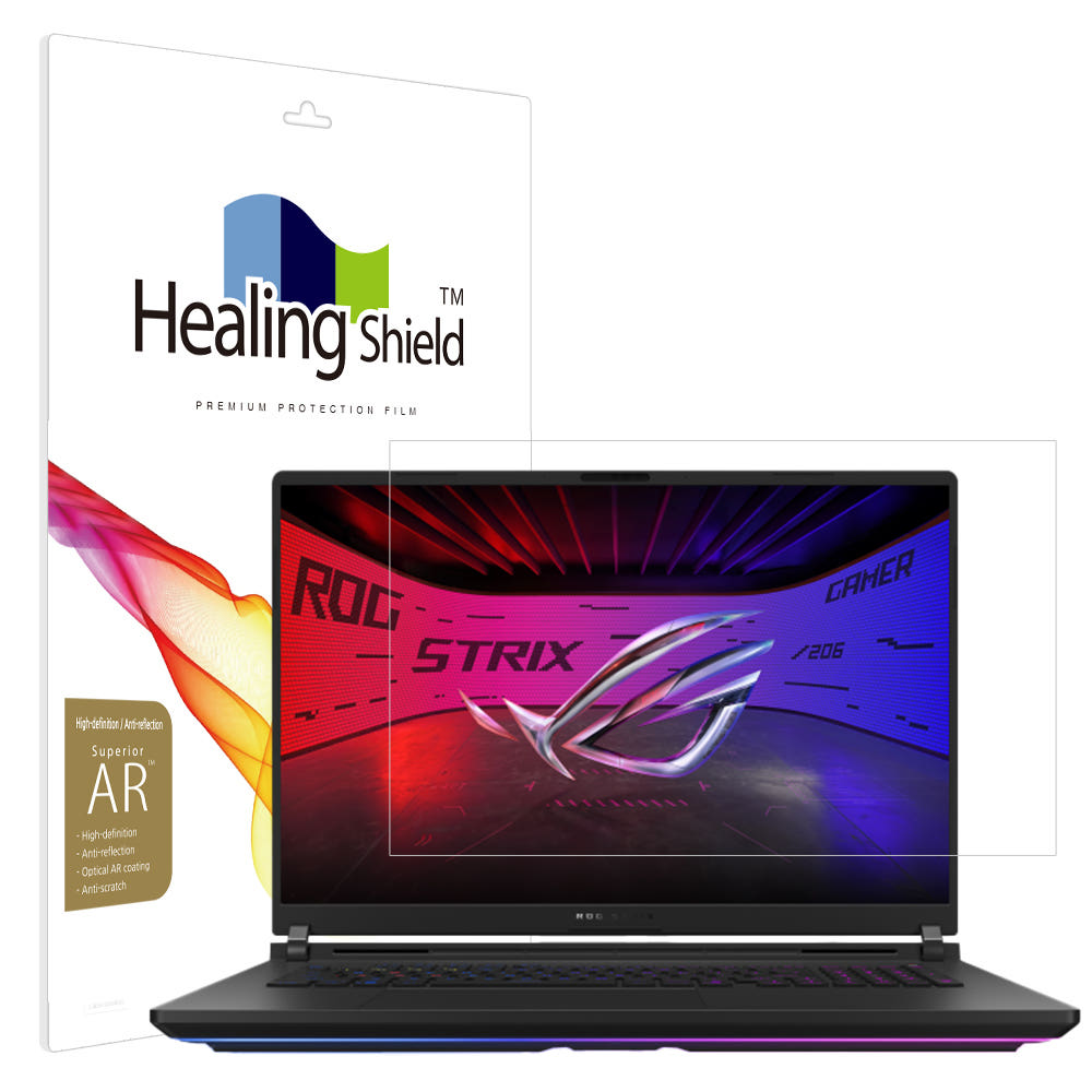 ASUS ROG 보호필름 설치 예시