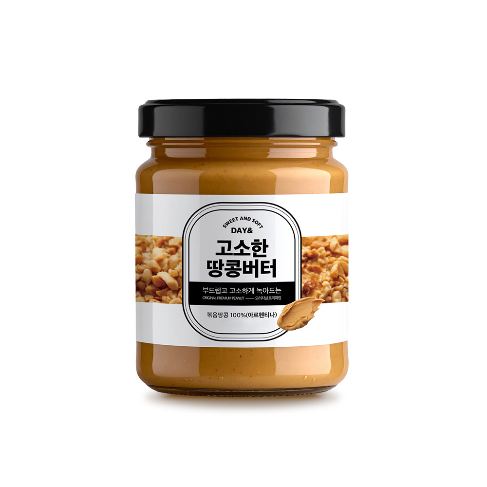 [출고전 즉시 생산/할인행사] 데이앤 고소한 땅콩버터 450g, 1개