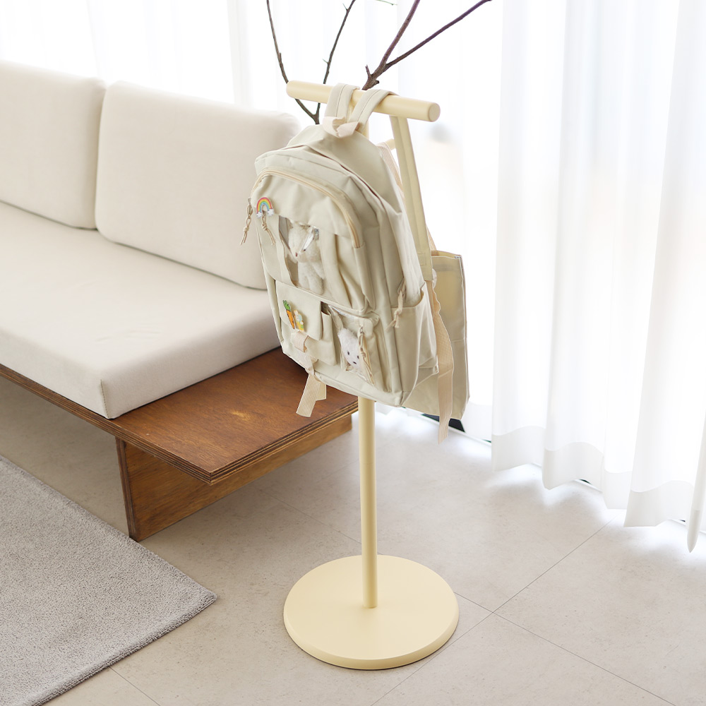 트리스토어 레브 원목 가방행거 현관 아이방 소품걸이 틈새 행거