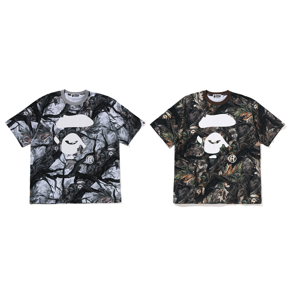 베이프 반팔티 TREE EDGE CAMO APE FACE RELAXED FIT TEE 1L80-109-012 - 상세 이미지 5