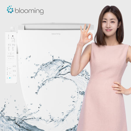 블루밍 IPX7등급 직수 방수 자동안심세척 항균변좌 필터없는 비데 WB-D611PLUS