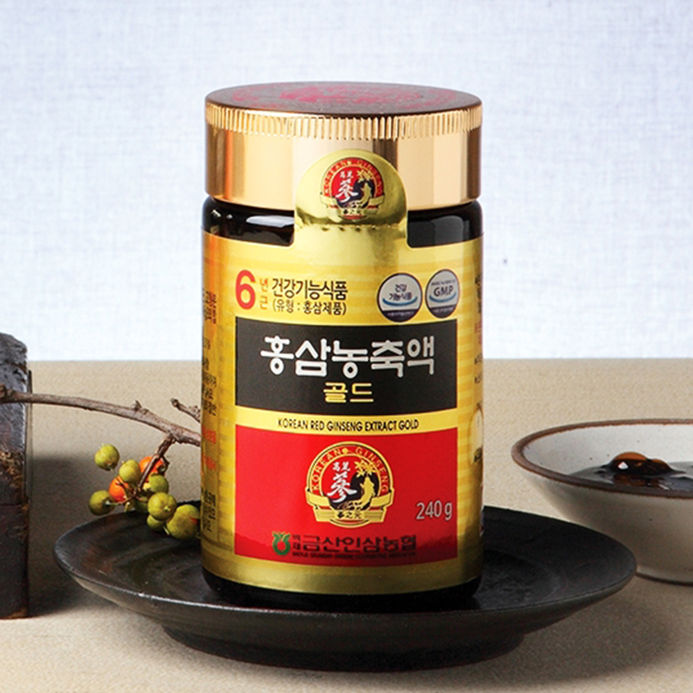 6년근 금산 홍삼 진액 엑기스 홍삼정 사포닌 rg3 진세노사이드 효능 240g - 상품 이미지