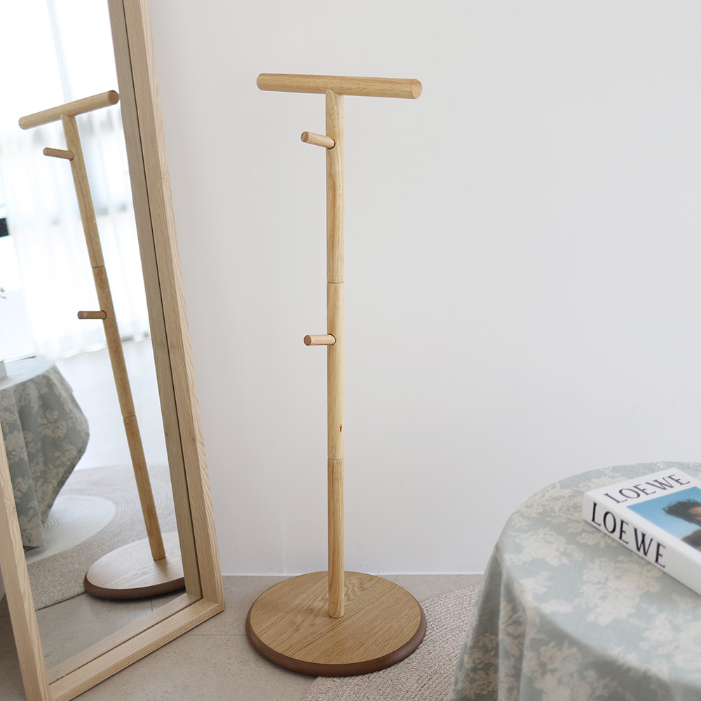 트리스토어 레브 원목 가방행거 현관 아이방 소품걸이 틈새 행거