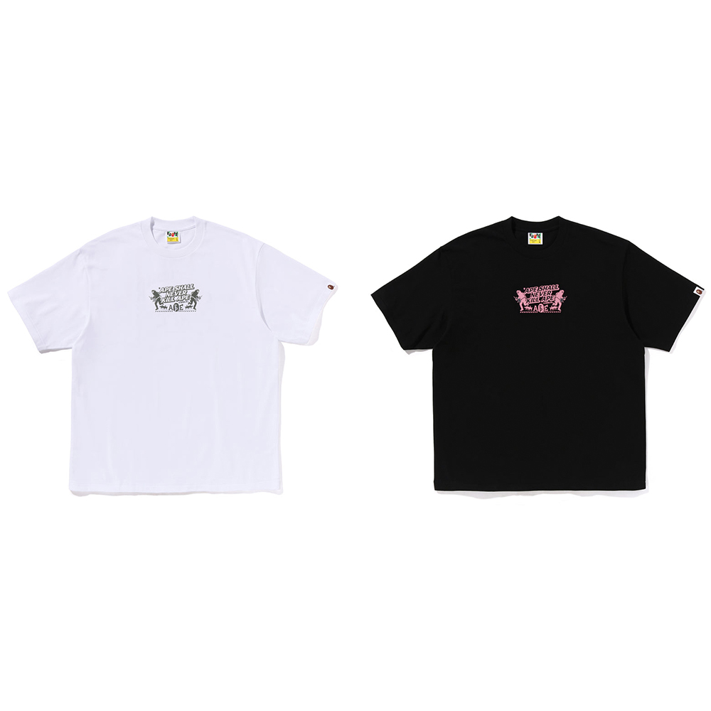베이프 반팔티 SLOGAN RELAXED FIT TEE 1L80-110-339 - 상세 이미지 5