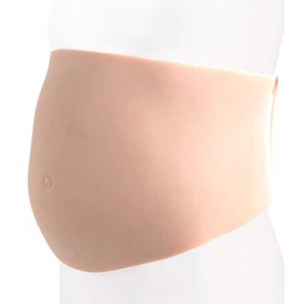 임산부배 모형 임신 코스프레 촬영 소품 연극 만삭 실크 코튼 3-5개월 - 상품 이미지
