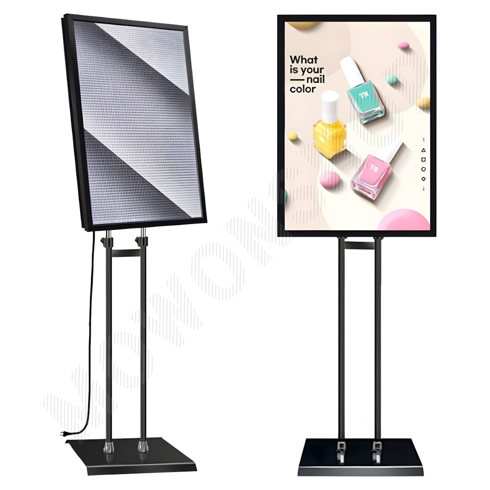 led pop 게시대 배너대 실내 실외용 철제 배너 거치대 입간판 b2