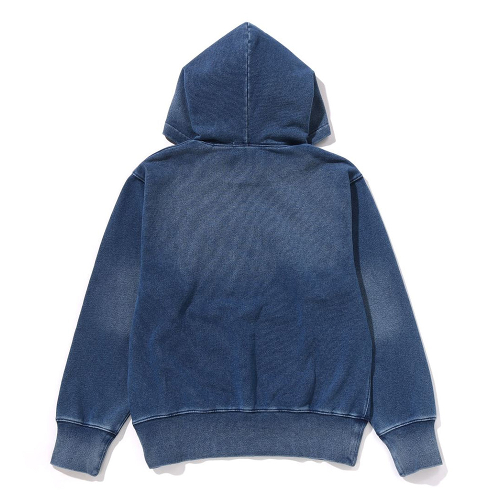 베이프 우먼즈 후드 COLLEGE INDIGO PULLOVER HOODIE 1L80-214-002 - 상세 이미지 2