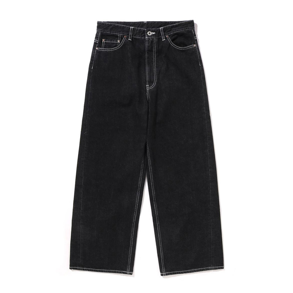 베이프 우먼즈 바지 CHAMPION LOGO 12 OZ DENIM PANTS 1L80-250-002 - 상세 이미지 5