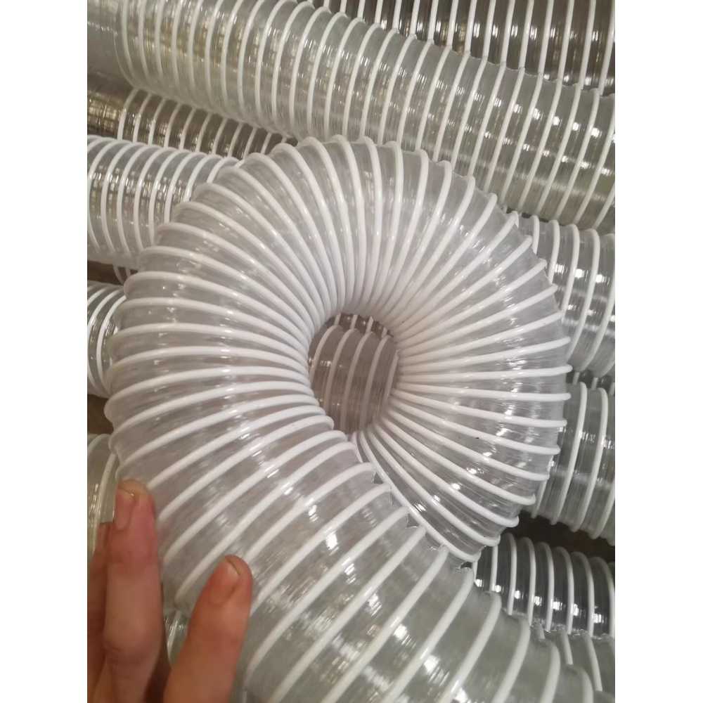 PVC 주름관 호스 집진기 엑셀관 배기파이프 덕트 환기 100mm - 상세 이미지 3