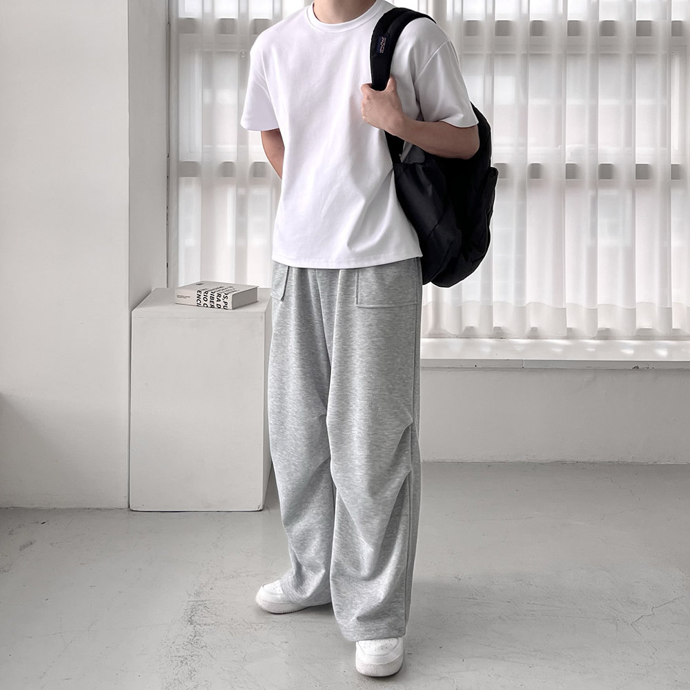 1+1 파라슈트팬츠 벌룬팬츠 스웻팬츠 남자통바지 - 상세 이미지 3