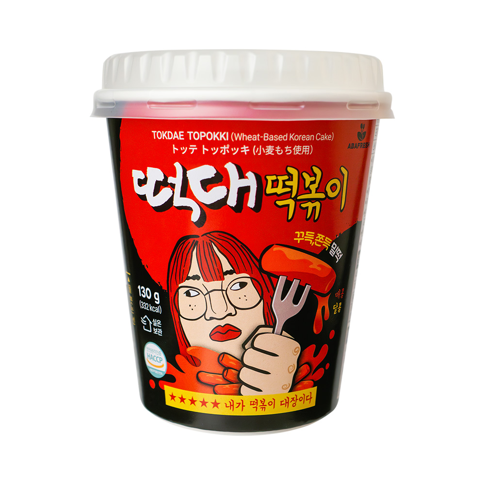 떡대 컵떡볶이 1박스 (130g x 6개입) 밀떡 실온보관 컵볶이 이미지 6