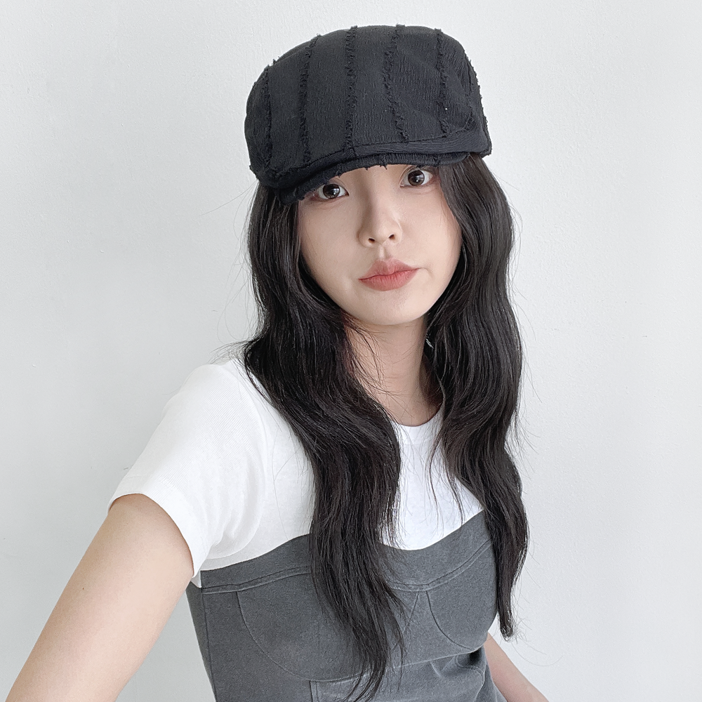 프린지 여름 헌팅캡 여성 마도로스 카페모자 - 상세 이미지 2