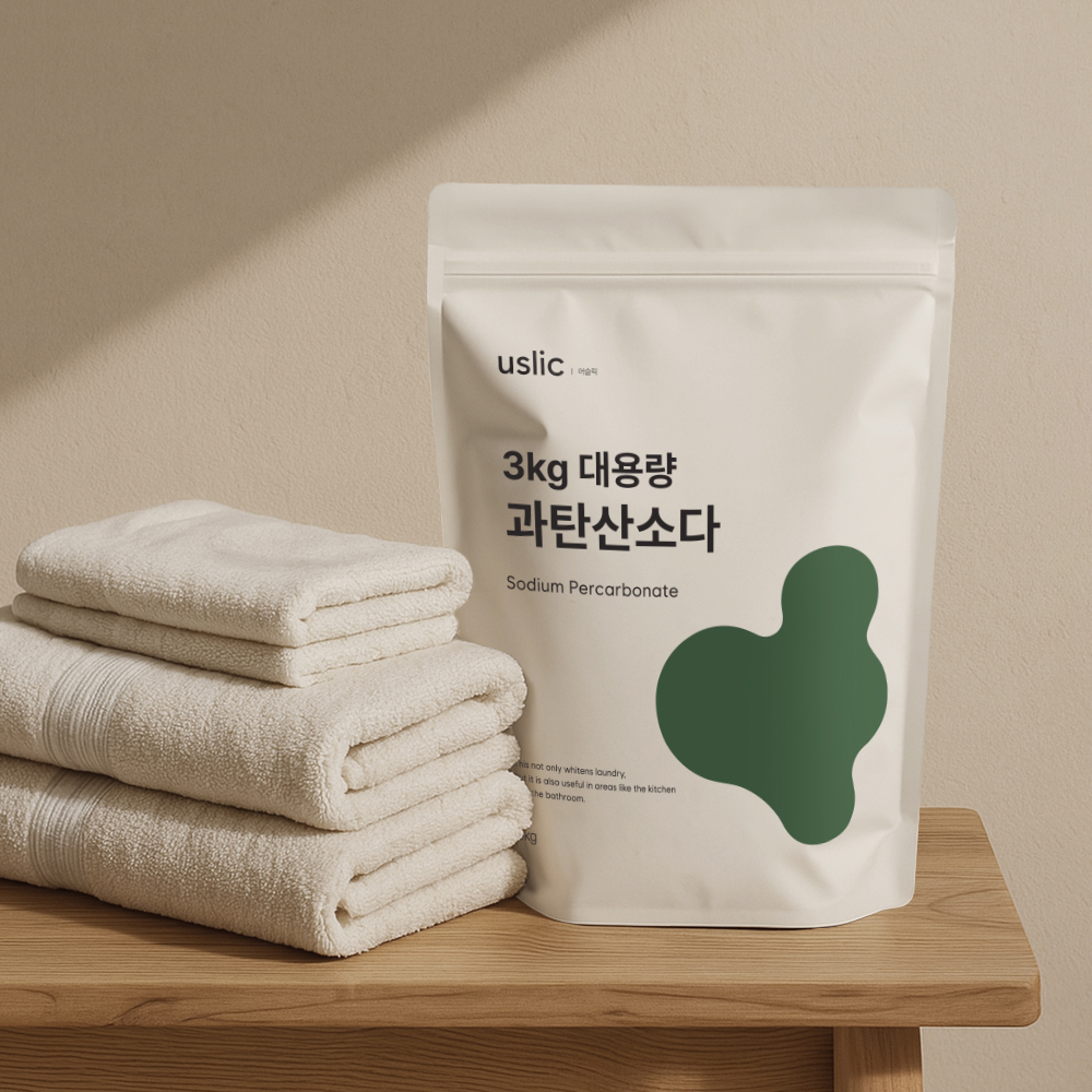 어슬릭 국내산 과탄산소다 살균표백 흰색옷 누런때 하얗게 세탁조 배수구청소 3kg, 1개 - 상세 이미지 5