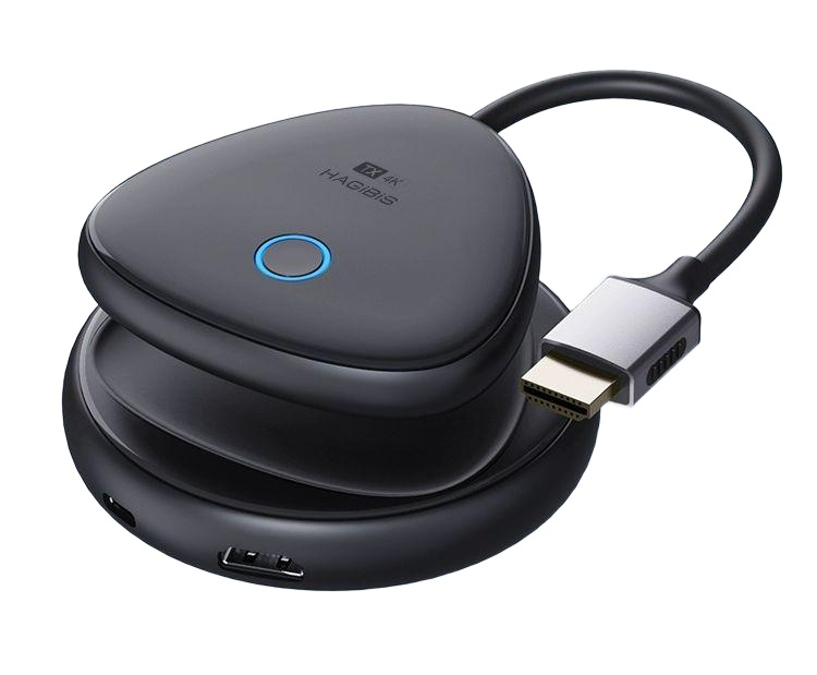 hagibis 무선 hdmi 호환 비디오 동글이 프로젝터 디스플레이 용 송수신기 송신기 - 상품 이미지