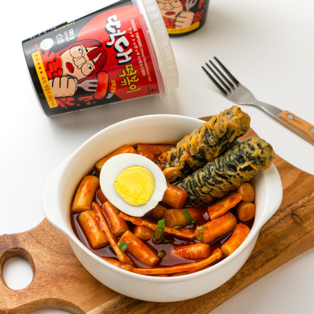 떡대 컵떡볶이 1박스 (130g x 6개입) 밀떡 실온보관 컵볶이 - 상세 이미지 2