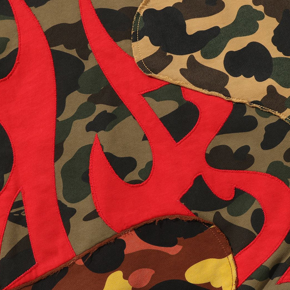 베이프 후드집업 1ST CAMO UPCYCLED RELAXED FIT FULL ZIP HOODIE 1L80-115-308 - 상세 이미지 4