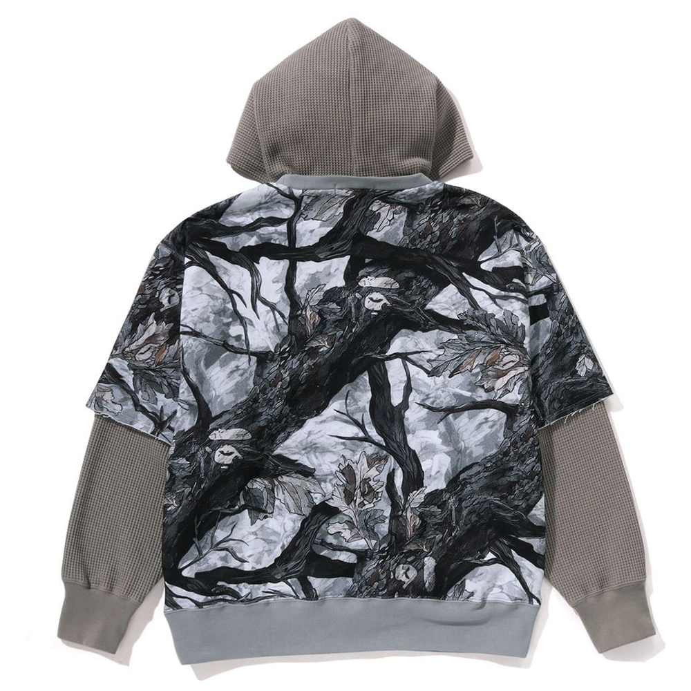 베이프 후드티 TREE EDGE CAMO LAYERED PULLOVER HOODIE 1L80-114-003 - 상세 이미지 4