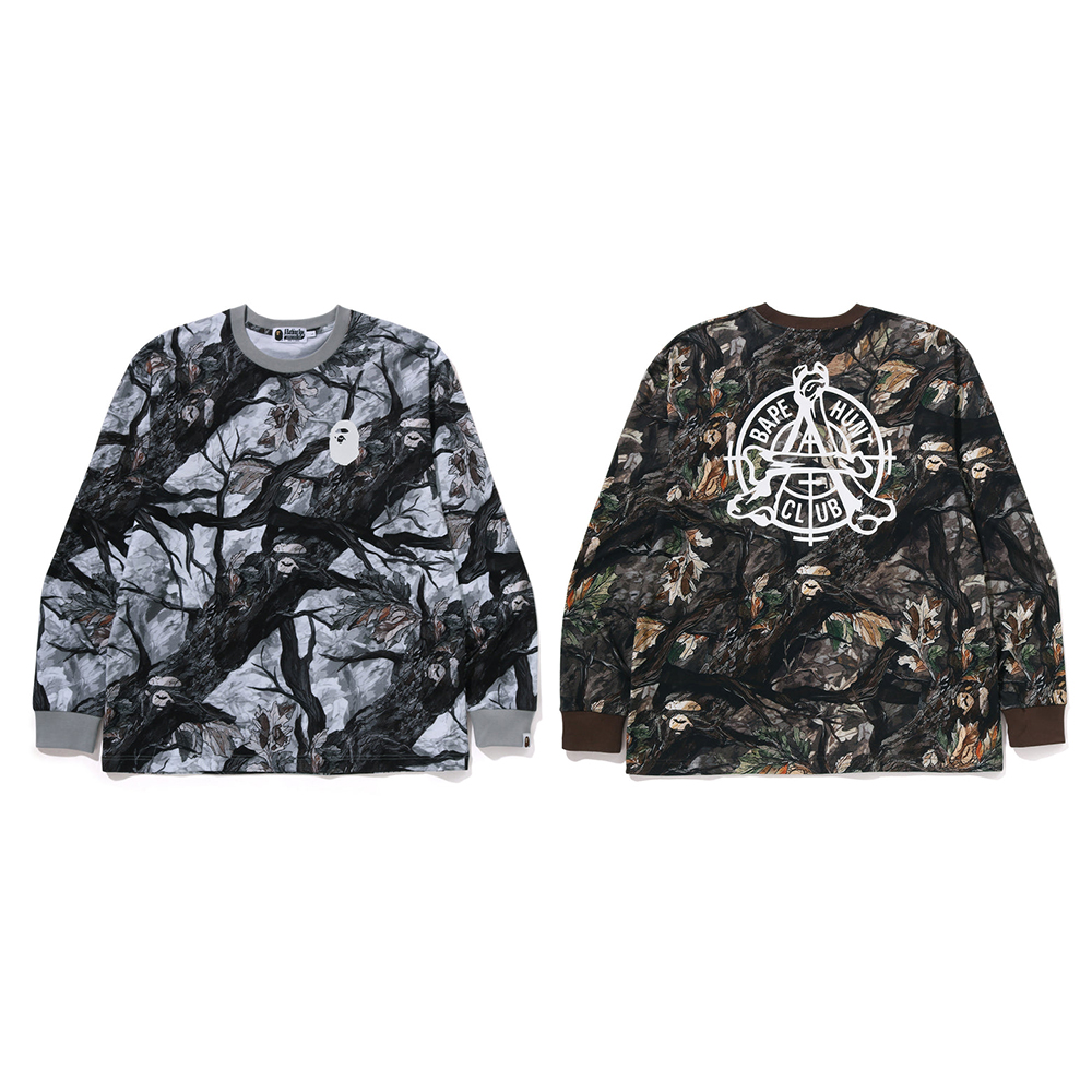 베이프 티셔츠 TREE EDGE CAMO RELAXED FIT LS TEE 1L80-111-011 - 상세 이미지 5