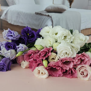 유스풀몰 리시안셔스 리시안 꽃 보라빛 반단 생화 택배 꽃다발 꽃배달 솔직 후기 | 실사용자 리뷰 분석 - 상품 이미지 3