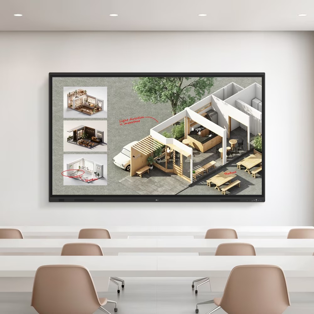 LG 전자칠판 55TR3DQ 55인치(140cm) 스마트보드 학교 학원 강의실 사무실 - 상품 이미지