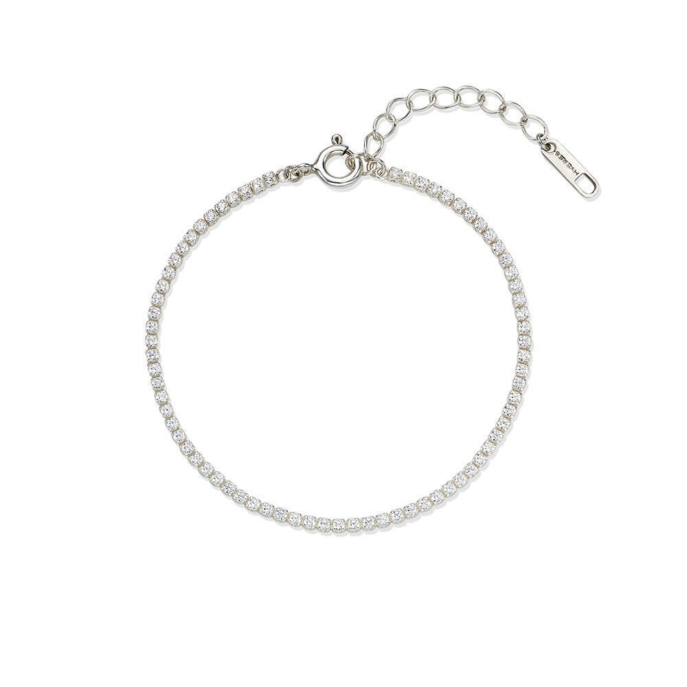 [바이이에르] [925 silver] Pureline tennis bracelet 1.5mm (Silver) BH6B32619W9190 - 상세 이미지 2