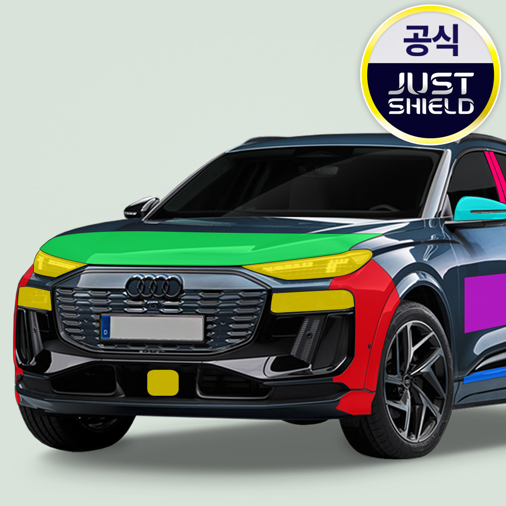 저스트쉴드 아우디 Q6 이트론 B/C/D필러 PPF필름 부분구매 - 상품 이미지