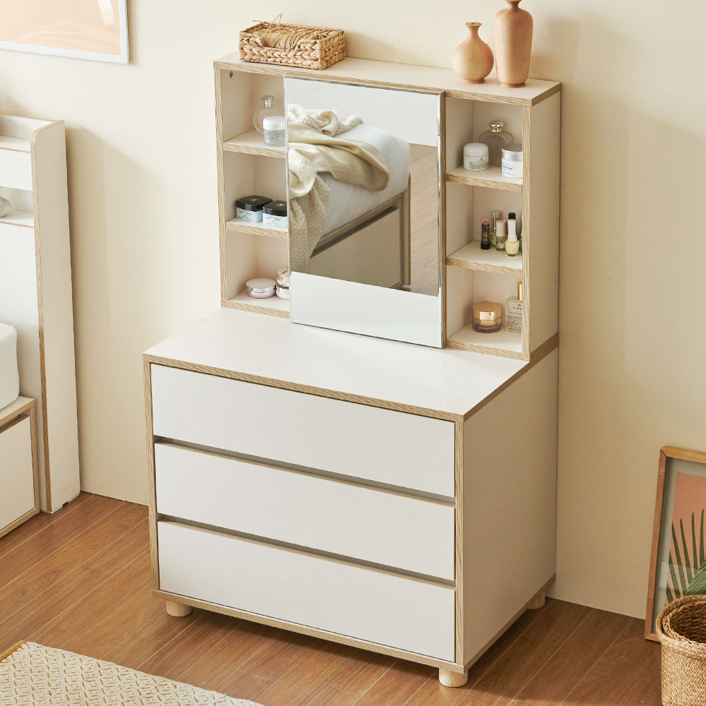 도리 600 화장대 수납 3단 서랍장