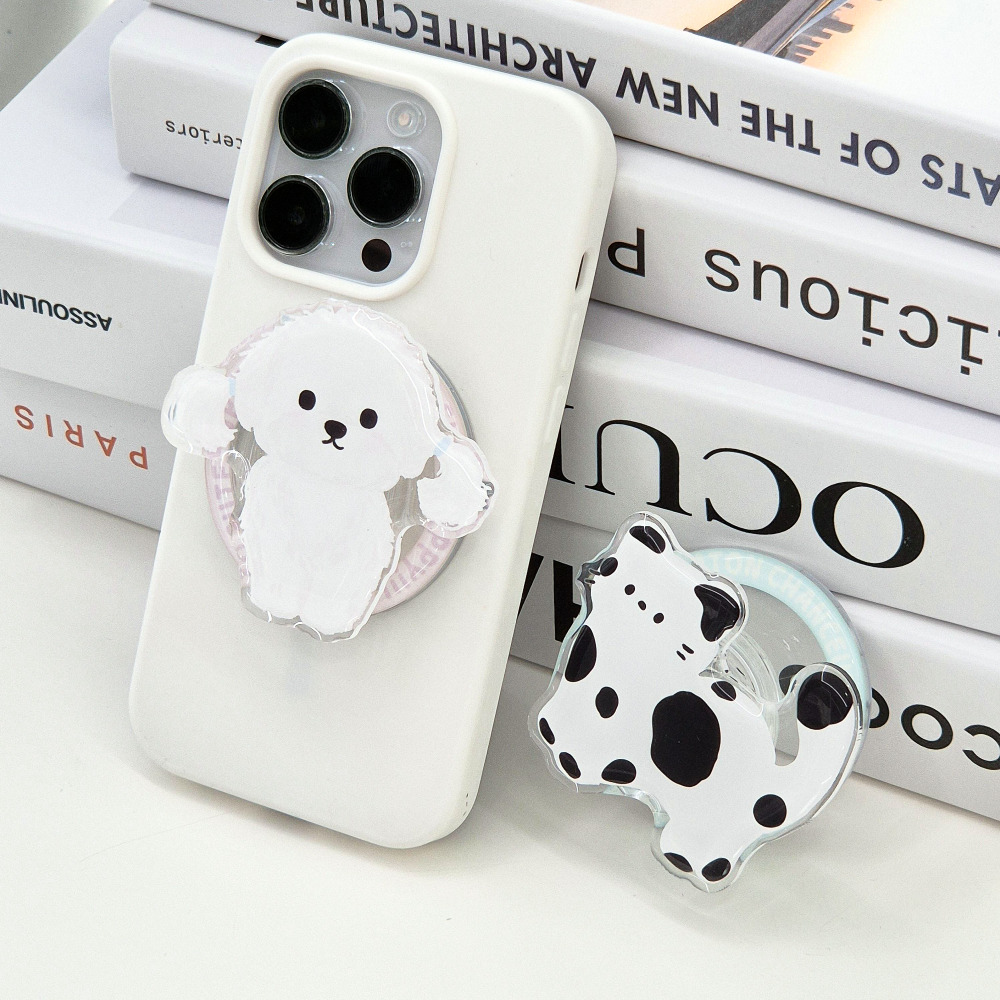 미러 맥세이프 그립 톡홀더 아이폰 갤럭시 핸드폰 아크릴 자석 스마트톡