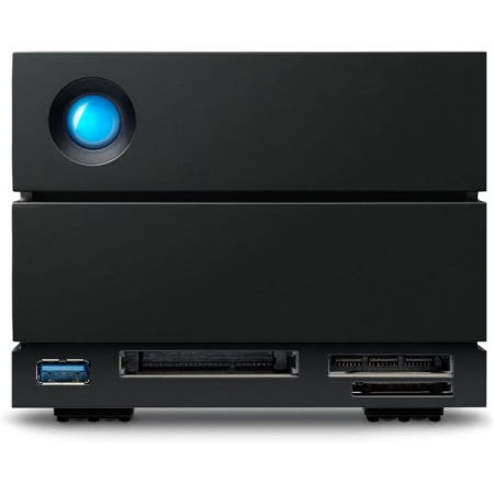 LaCie [해외]LaCie 2big Dock 48TB 외장 RAID 하드 드라이브 HDD - 듀얼 썬더볼트 4 포트 및 USB4 호환성, Mac PC 데스크톱용, 1개월 Adobe CC 모