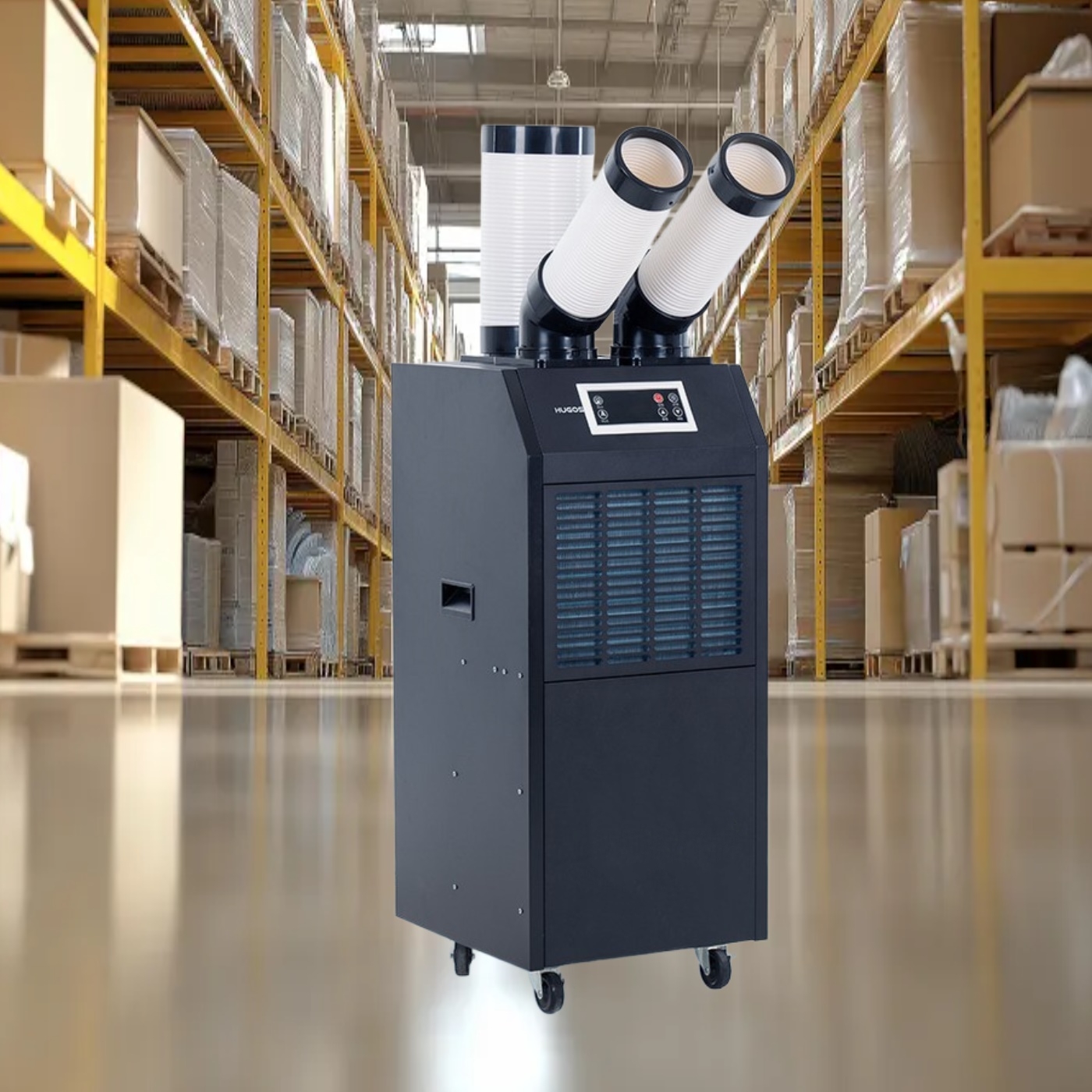 공장 업소용 대형 냉풍기 코끼리 냉풍기 공업용 산업용 냉풍기 2구