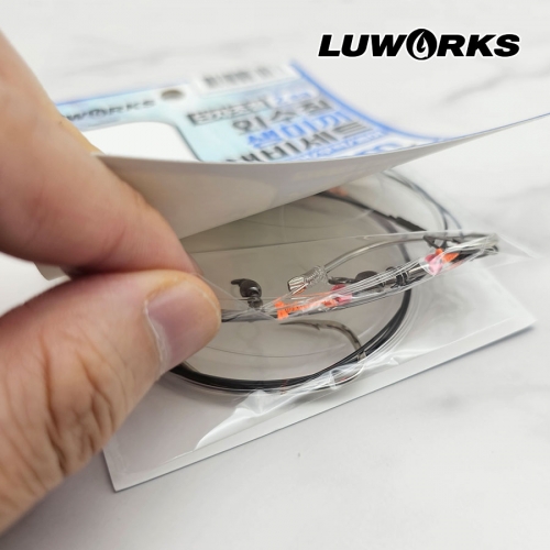 루웍스 LWX-63 단차조절 외수질 생미끼 바늘채비세트 60cm 100cm 1개2셋트입 - 상세 이미지 2