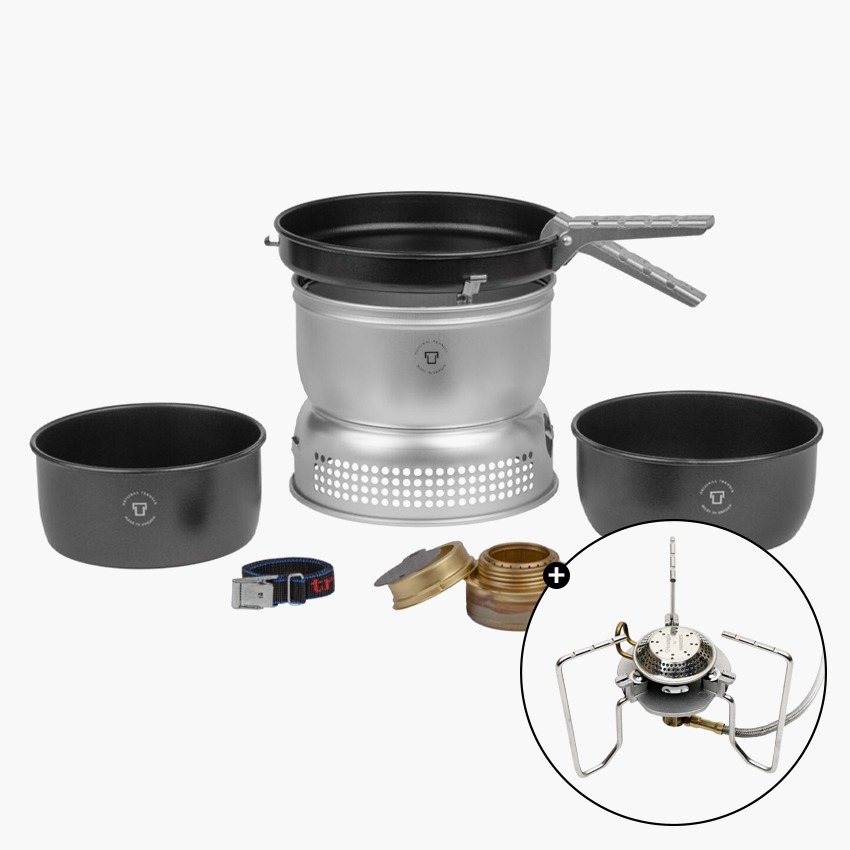 트란지아 스톰쿡셋 25-5UL 알콜 버너 TP2 가스 스토브 세트 백패킹 코펠