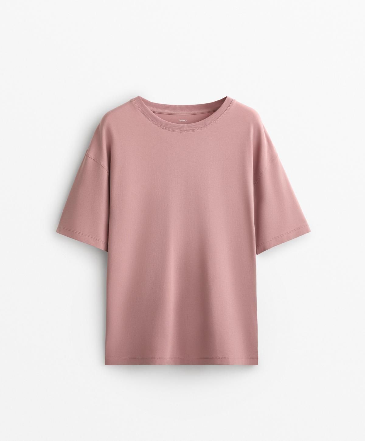 오이쇼 소프트터치 코튼블렌드 반팔 티셔츠 0247/378 WASHEDROSE - 상품 이미지