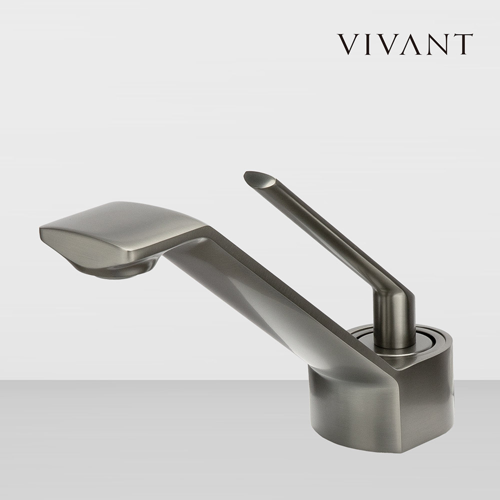 비반트 VIVANT 세면대수전 XA340 MS메트실버 그레이 골드 고급욕실 수도꼭지교체 - 상세 이미지 2