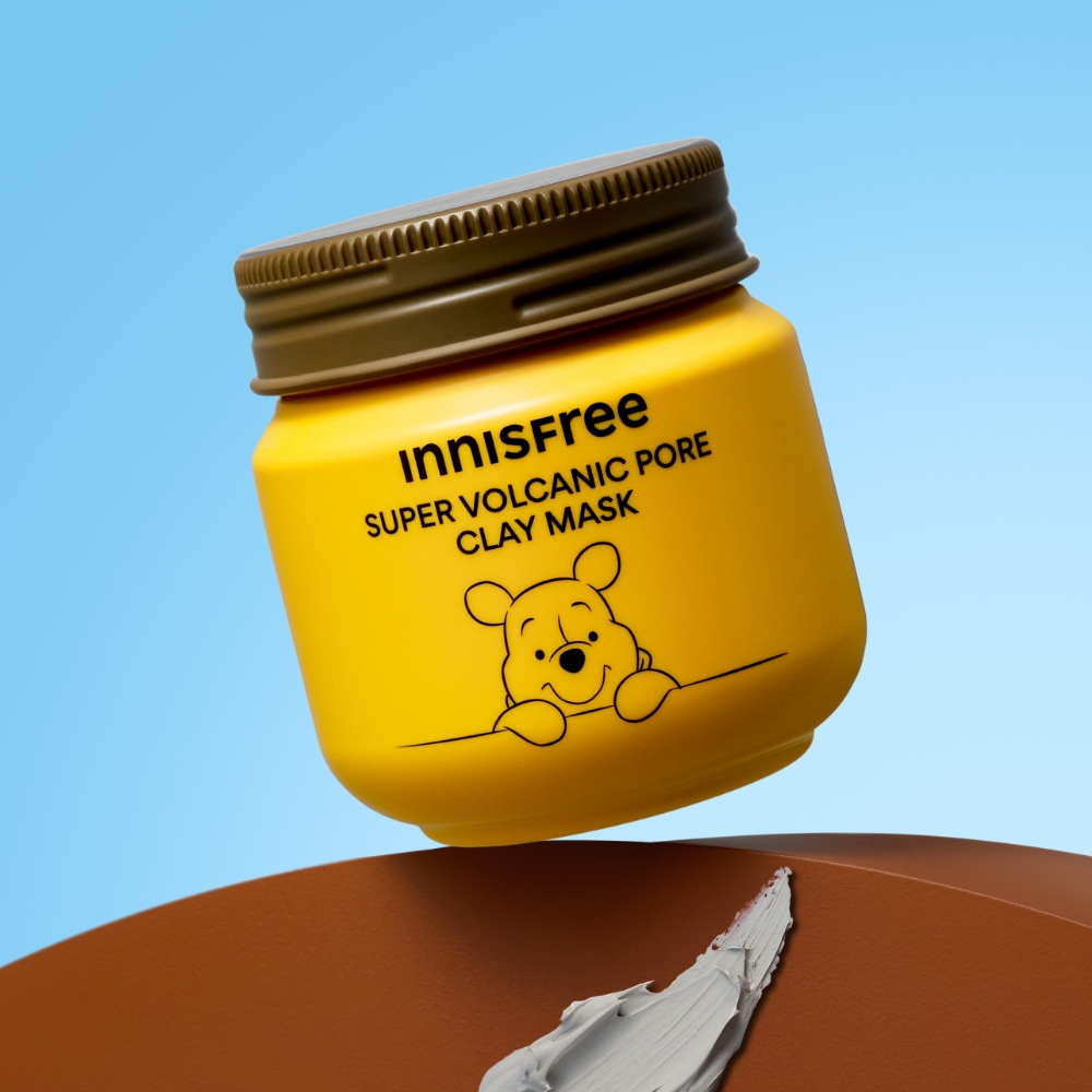 이니스프리 수퍼 화산송이 모공 마스크 곰돌이 푸 에디션 100ml, 1개 - 메인 이미지
