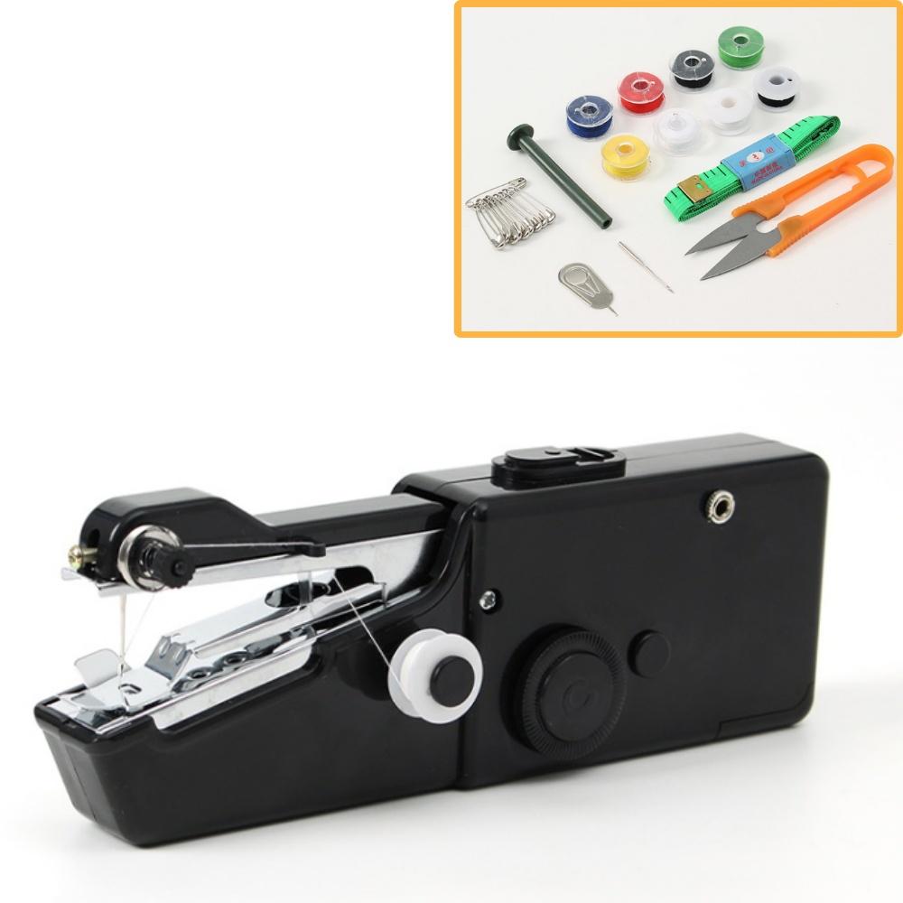 미니 자동바느질 자동미싱 휴대용재봉틀 휴대용 미싱 기