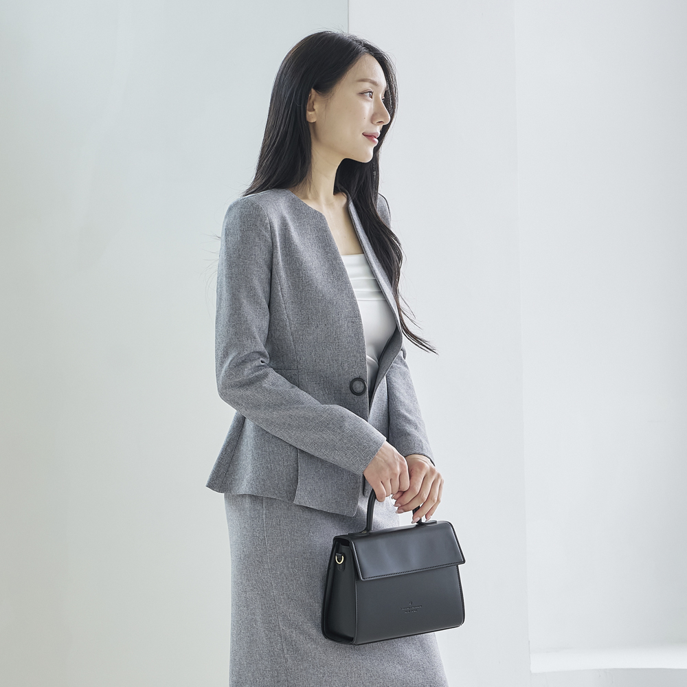 노카라 여성 정장 자켓 싱글 봄 여름 [링] 이미지 7