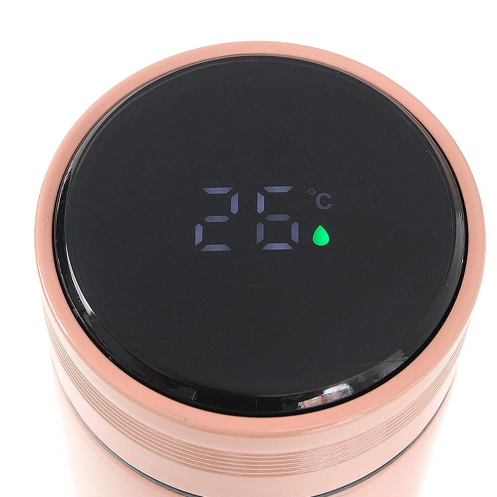 LED 온도표시 보온병 등산 보냉물병 미니 커피보온병 500ml - 상품 이미지