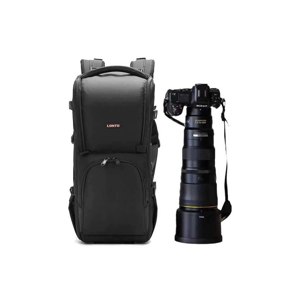 망원렌즈 가방 방수 충격방지 DSLR 렌즈 전용 케이스 블랙 - 상품 이미지