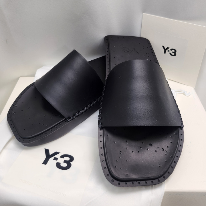 Y-3 공용 FZ6423 블랙 워터 슬라이드 슬리퍼 - 상세 이미지 3