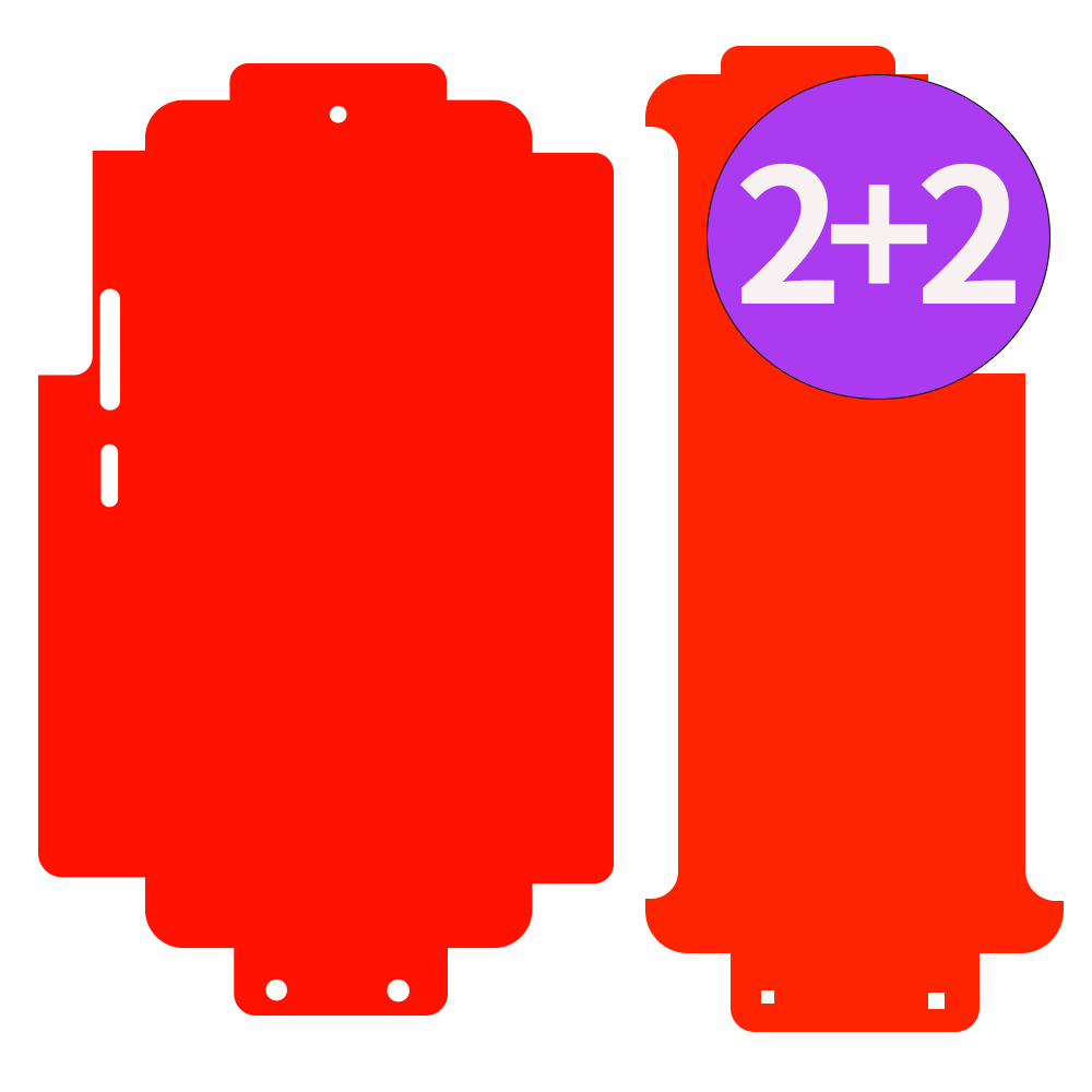 국내유일 iPhone 360도 전면후면측면 액정보호필름 아이폰13미니, 2매입