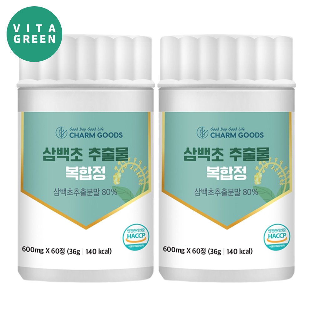 삼백초 추출물 분말 복합정 60정 x 2개 - 메인 이미지