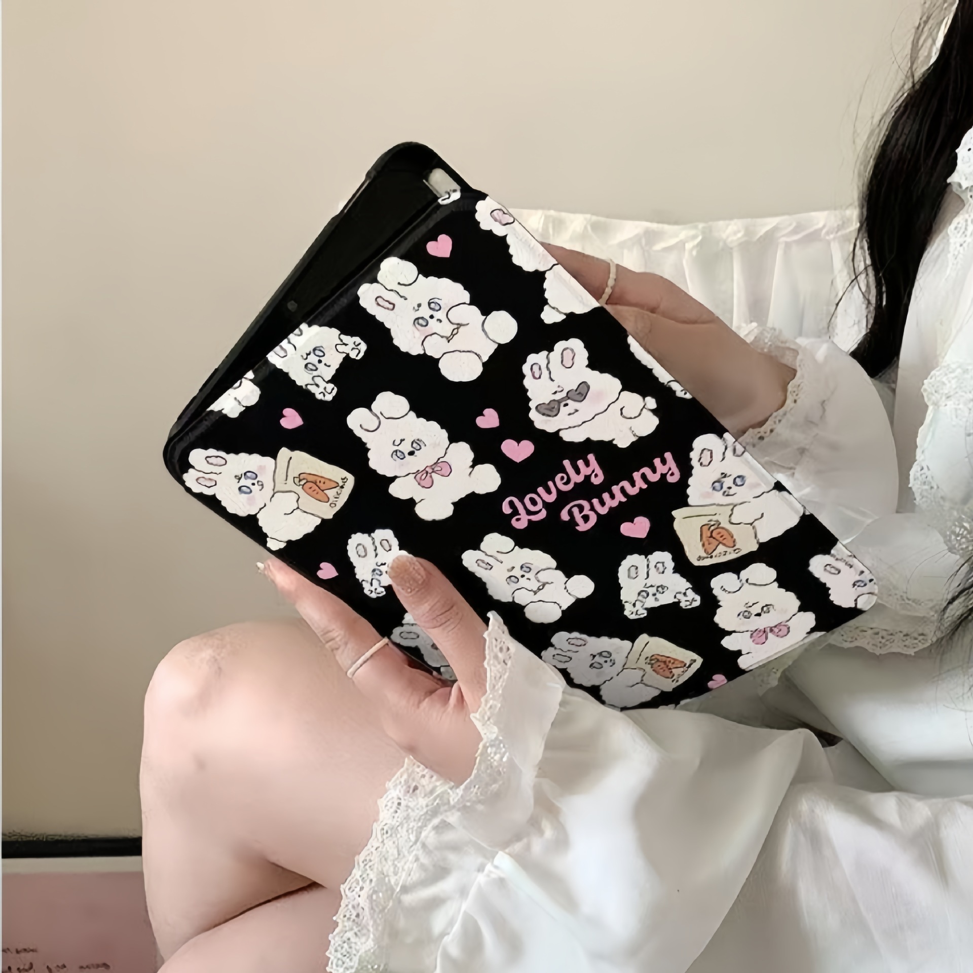 토끼 캐릭터 소프트 커버 iPad Air4 5 iPad Pro 10 9 8세대 - 상세 이미지 2