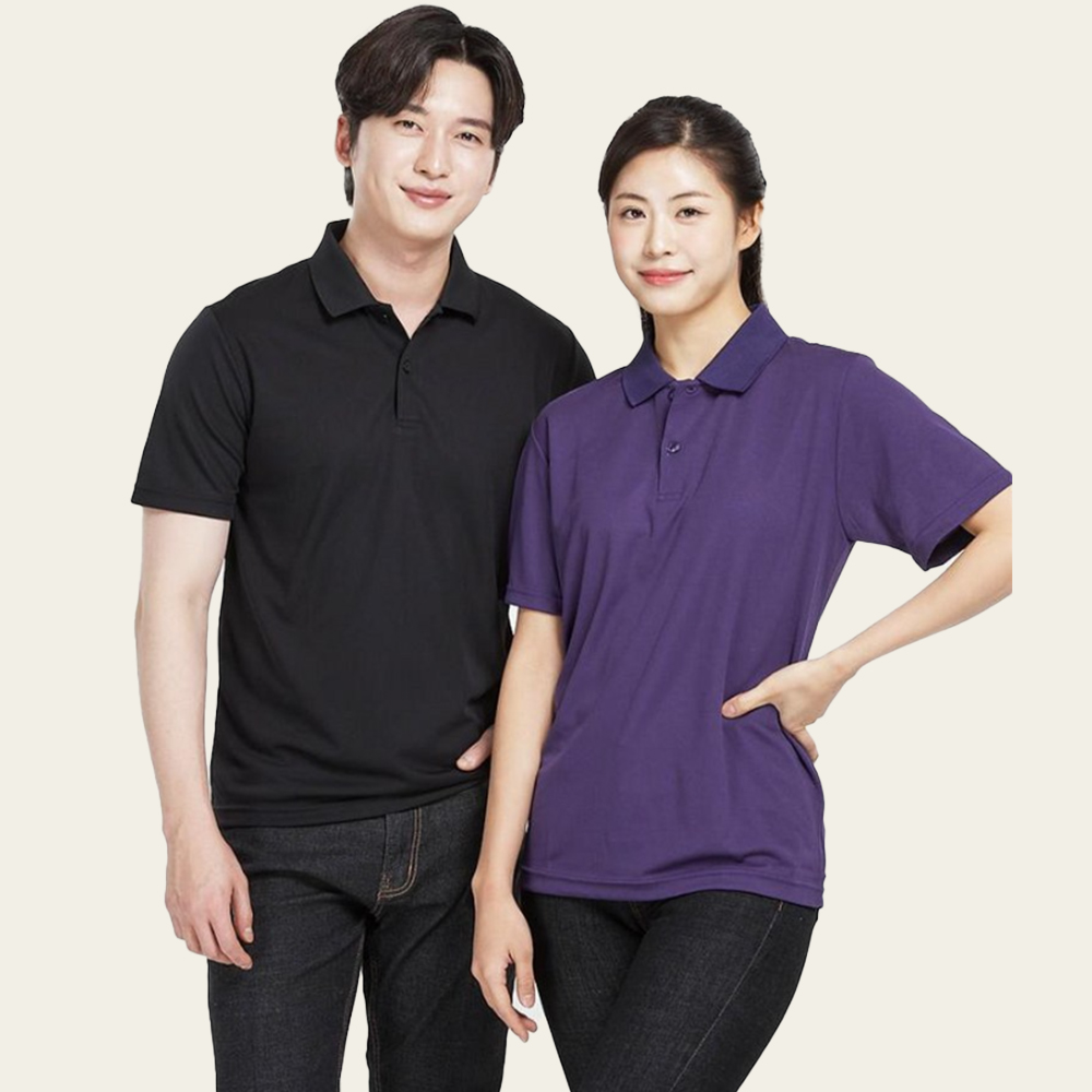 (8color)쿨론시원한 반팔솔리드기능성 티셔츠(왼포켓없음)식당 음식점 가게티 단체티 홀서빙복 - 상세 이미지 3