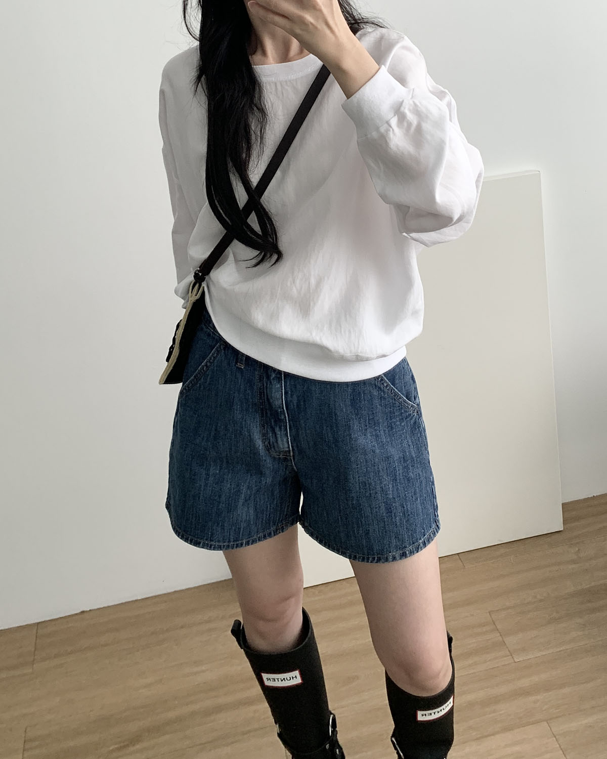 [당일발송] 린넨 맨투맨 오버핏 시원한 레이온 데일리 라운드티 웨어링무드 (2c) 이미지 4