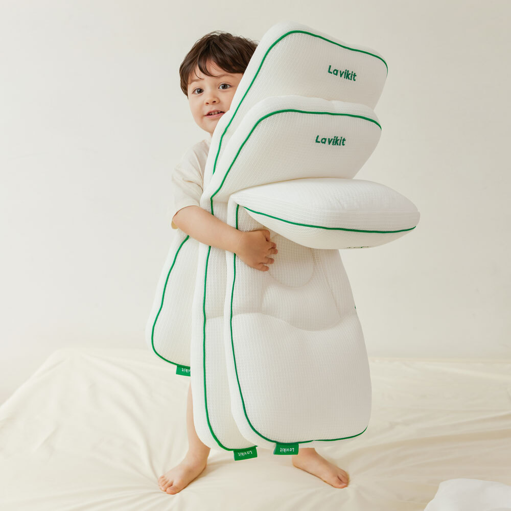 라비킷 유아베개 어린이 아기 베개 경추 두상베개