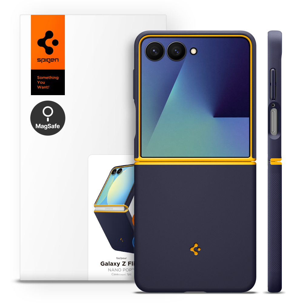 갤럭시 맥세이프 케이스 나노팝맥핏 블루베리네이비, 갤럭시Z 플립7