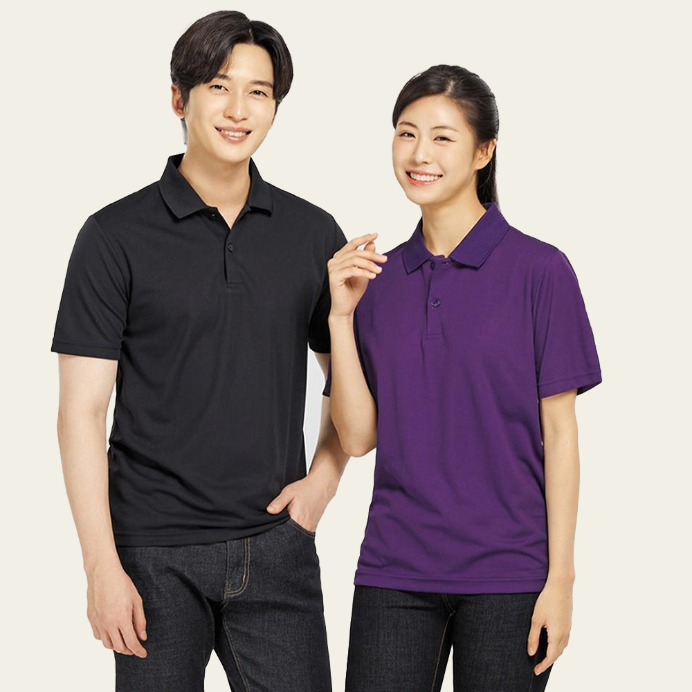 (8color)쿨론시원한 반팔솔리드기능성 티셔츠(왼포켓없음)식당 음식점 가게티 단체티 홀서빙복 - 상세 이미지 2